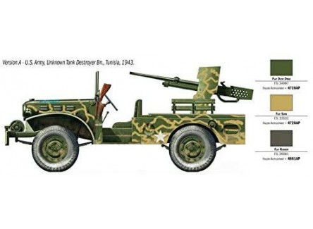 ITALERI 6555S - Maqueta M6 Gun Motor...