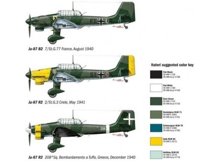 Italeri 1292S - Maqueta avión Ju-87...