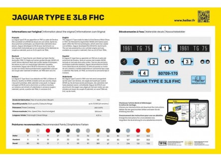 Heller 80709 – Maqueta Jaguar Type E...