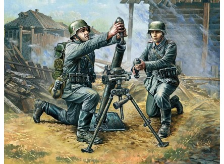 Zvezda 6111 - Maqueta Mortero Alemán...