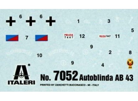 Italeri 7052- Maqueta Autoblinda AB...