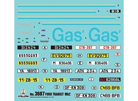 Italeri 3687 - Maqueta Ford Transit...