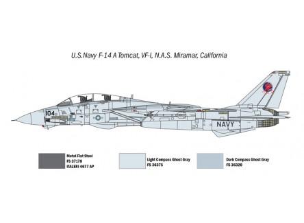 Italeri 1422 - Maqueta avión "Top...
