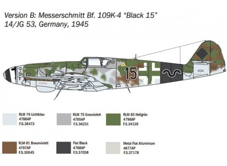 Italeri 2805 - Maqueta avión Bf 109...