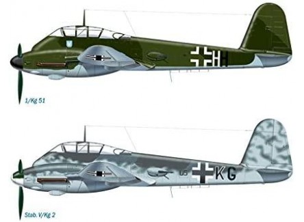 Italeri 074 - Maqueta avión Me 410...