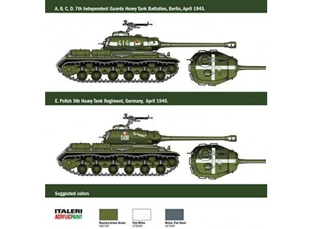Italeri 15764 - Maqueta tanque IS-2...