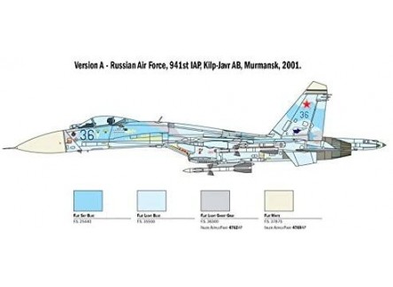 Italeri 1413 - Maqueta avión SU-27A...