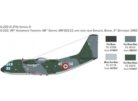 Italeri 1450 - Maqueta avión C-27J...
