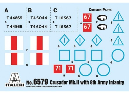 Italeri 6579 - Maqueta Crusader MK.II... Italeri 6579 - Maqueta Crusader MK.II...