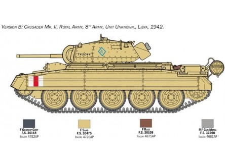 Italeri 6579 - Maqueta Crusader MK.II... Italeri 6579 - Maqueta Crusader MK.II...