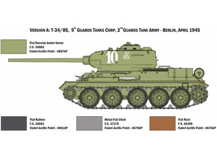 Italeri 6545 - Maqueta tanque T34/85.... Italeri 6545 - Maqueta tanque T34/85....