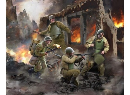 Zvezda 6271 - Figuras Soviet Assault...