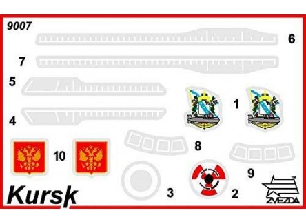 Zvezda 9007 - Maqueta submarino...