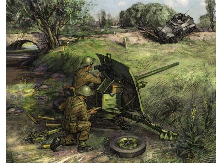 Zvezda 6169 - Maqueta cañón Británico...