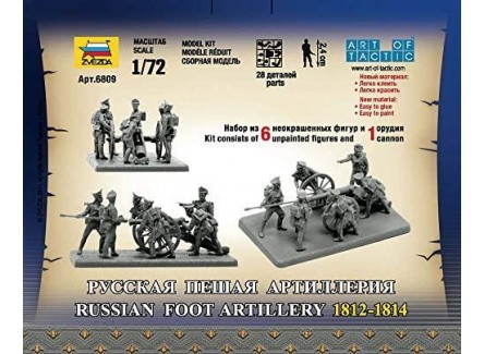 Zvezda 6809 - Figuras artillería de...