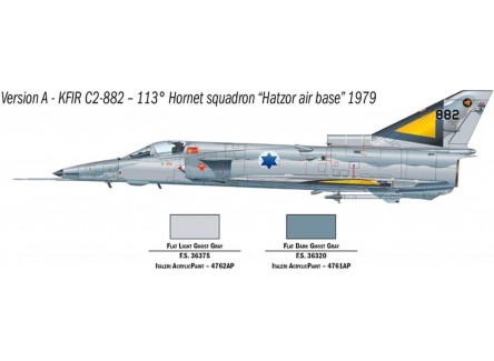 Italeri 1408 - Maqueta avión KFIR...