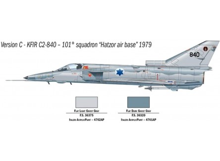Italeri 1408 - Maqueta avión KFIR...