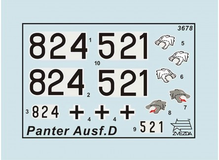 Zvezda 3678 - Maqueta Tanque Alemán...