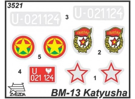 Zvezda 3521 - Maqueta vehículo BM-13...