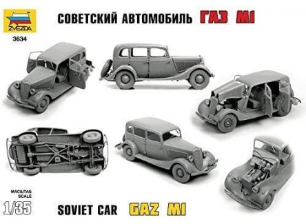Zvezda 3634 - Maqueta coche Soviético...
