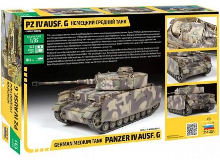 Zvezda 3674 - Maqueta tanque Alemán...