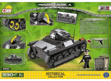 COBI 2534 Tanque ligero Panzer I AUSF...