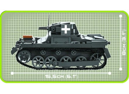 COBI 2534 Tanque ligero Panzer I AUSF...