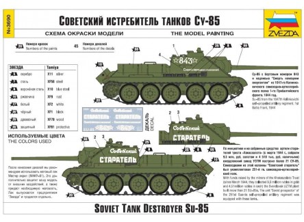 Zvezda 3690 - Maqueta tanque...