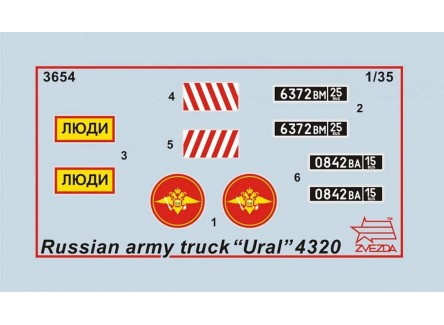 Zvezda 3654 - Maqueta camión del...