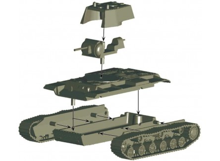 Zvezda 6190 - Maqueta tanque...