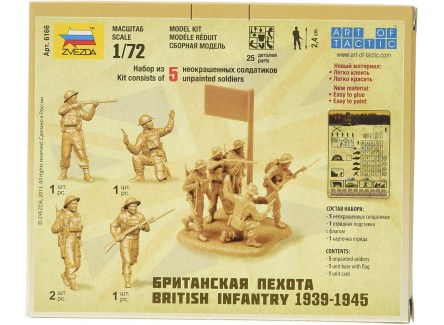 Zvezda 6166 - Figuras infantería...