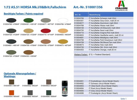 Italeri  1356 - Maqueta AS. HORSA...