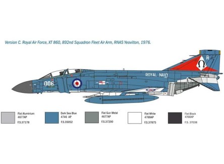 Italeri 1434 - Maqueta avión F-4M...