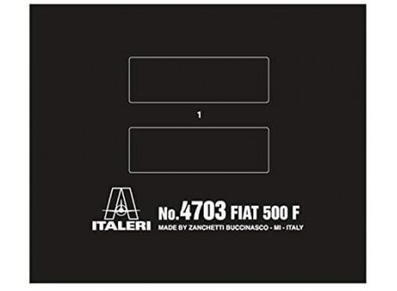 Italeri 4703- Maqueta coche Fiat 500F...