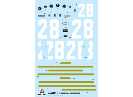 Italeri 4706 - Maqueta  Alfa Romeo 8C...