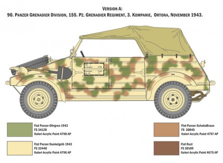 Italeri 7405 - Maqueta vehículo  Kdf....
