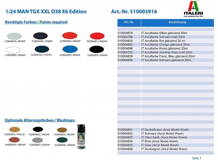 Italeri 3916 - Maqueta camión  Man...