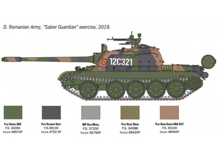 Italeri 7081 - Maqueta tanque T-55 A....
