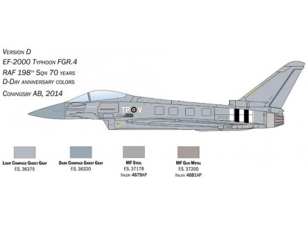 Italeri 1457 - Maqueta avión EF-2000...
