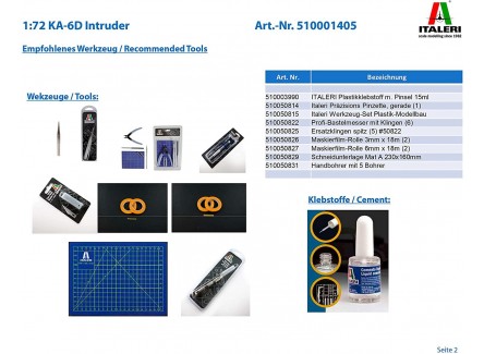 Italeri 1405 - Maqueta avión KA-6D...