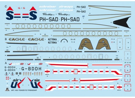 Italeri 1430 - Maqueta avión Fokker...