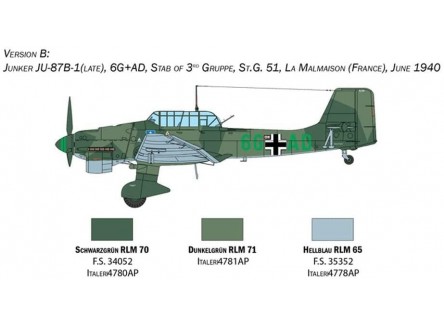 Italeri 2807 - Maqueta avión Junkers...