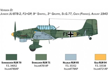 Italeri 2807 - Maqueta avión Junkers...