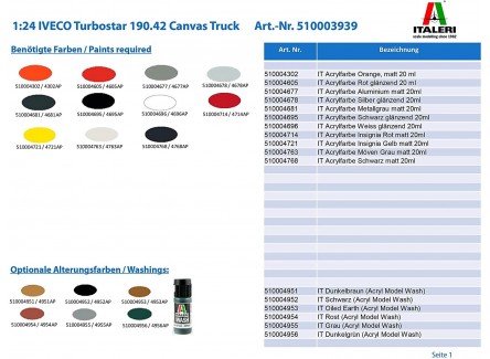 Italeri 3939 - Maqueta Iveco...