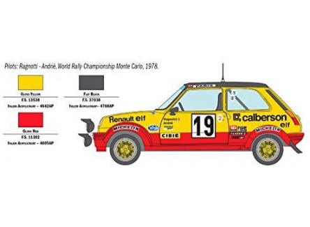 Italeri 3652 - Maqueta Renault R5...