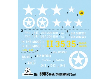 Italeri 6568 - Tanque M4A1 SHERMAN...