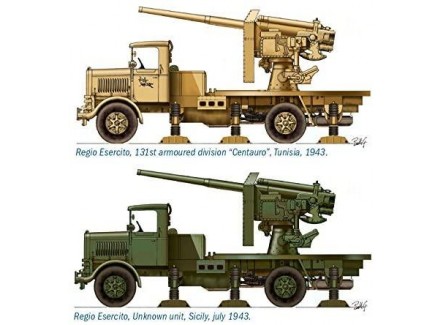 Italeri 7508 - Maqueta Autocañón RO3...