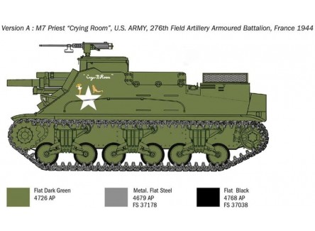 Italeri 6580 - Maqueta tanque M-7...