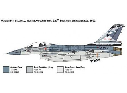 Italeri 2786 - Maqueta avión F-16A...