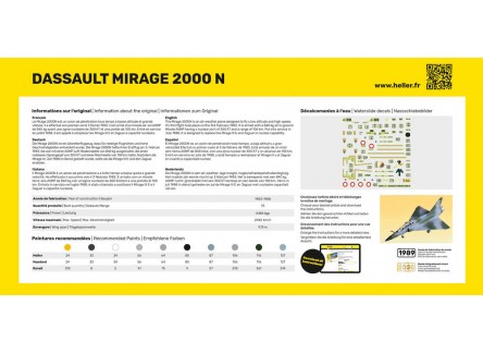 Heller 80321 - Maqueta avión Mirage...